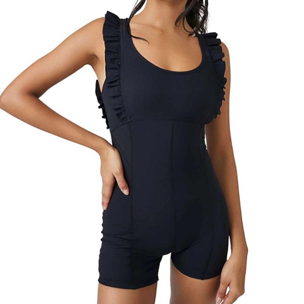 Free People Ruffle Me Up Rompers